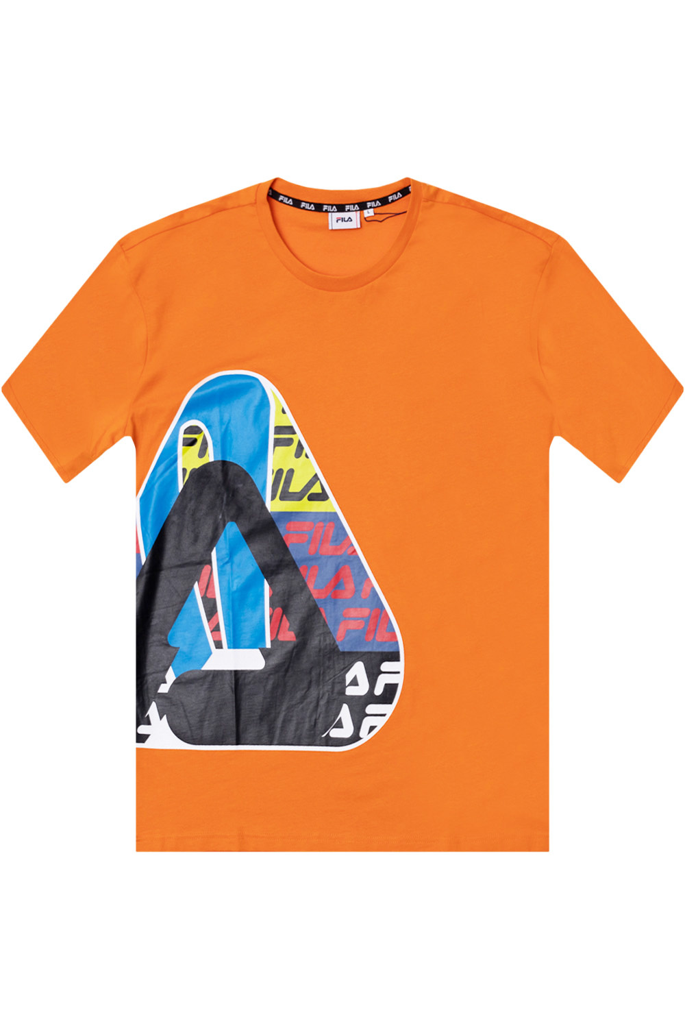 SchaferandweinerShops Australia check out FILA s Orange T shirt with logo Fila